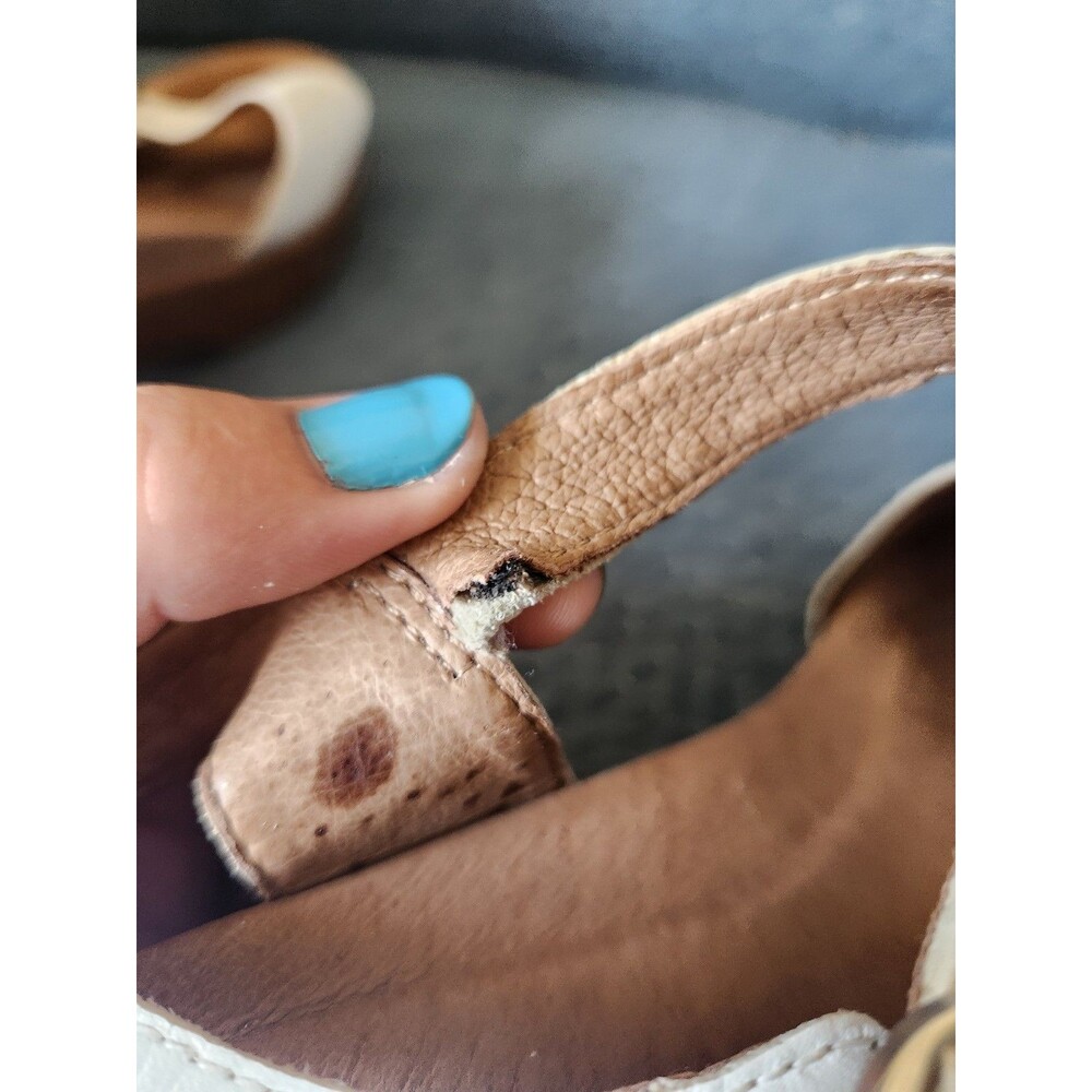 Dansko "Joanie" Sandals Brown & White Size 39 US 8.5 - Picture 9 of 10
